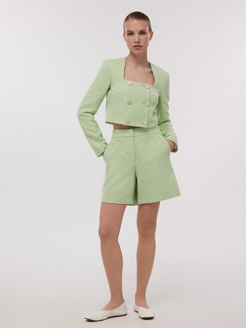 Твидовые шорты