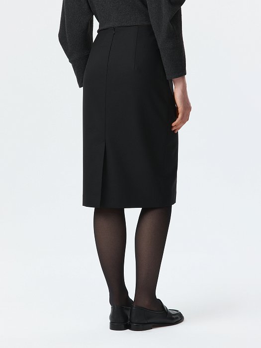 Зауженная юбка-миди: фото №5