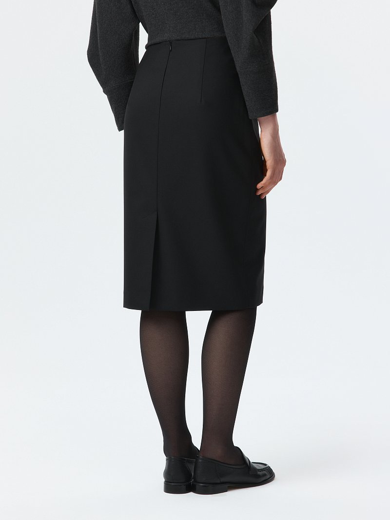 Зауженная юбка-миди