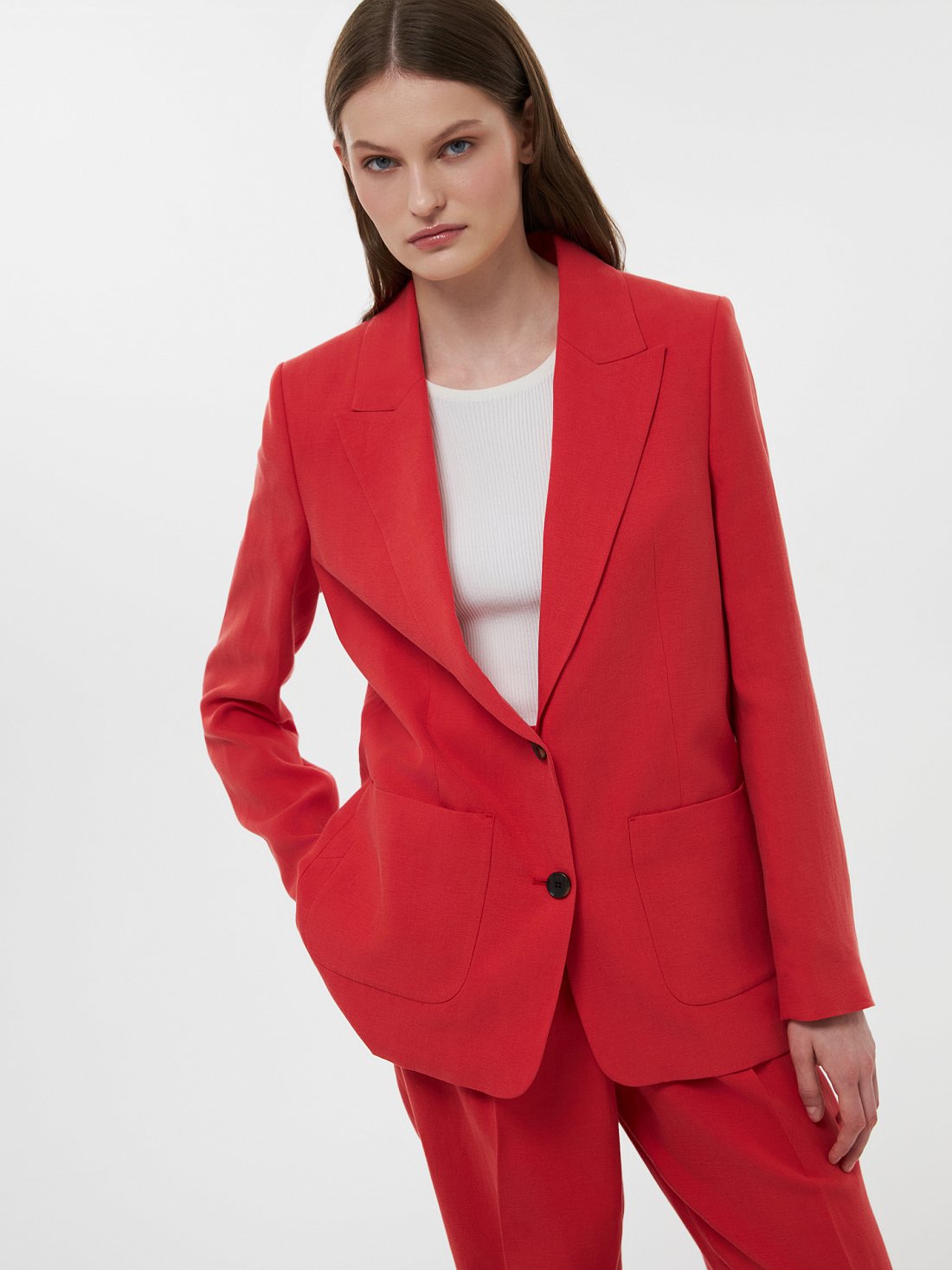 Жакет с накладными карманами: фото №1