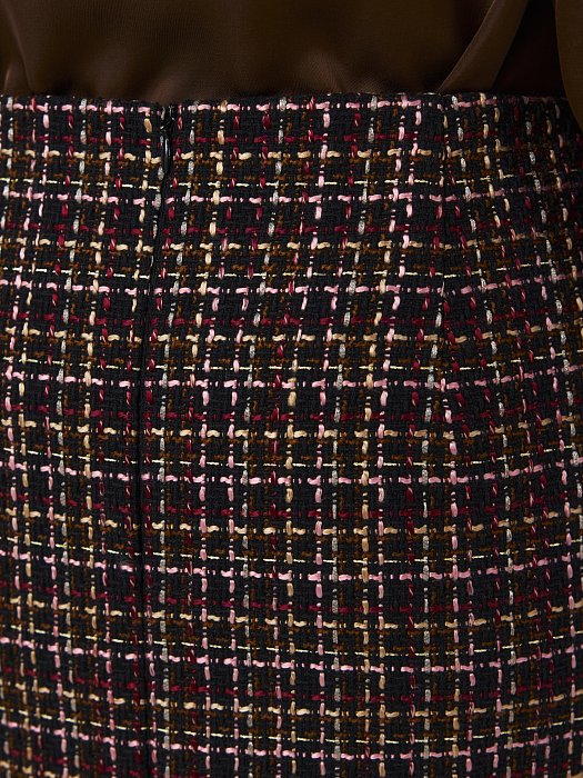 Юбка-миди из твида: фото №3