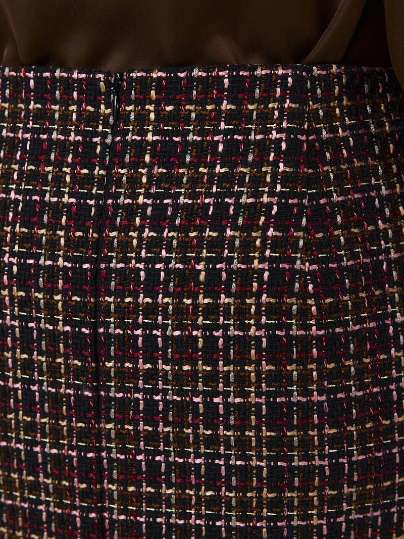 Юбка-миди из твида
