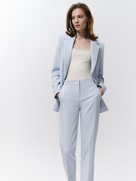 Зауженные брюки со стрелками: фото №5