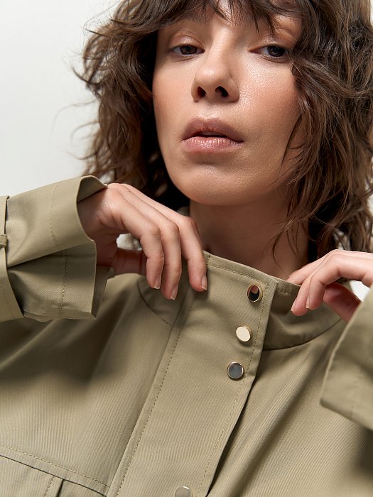 Укороченная куртка оверсайз: фото №3