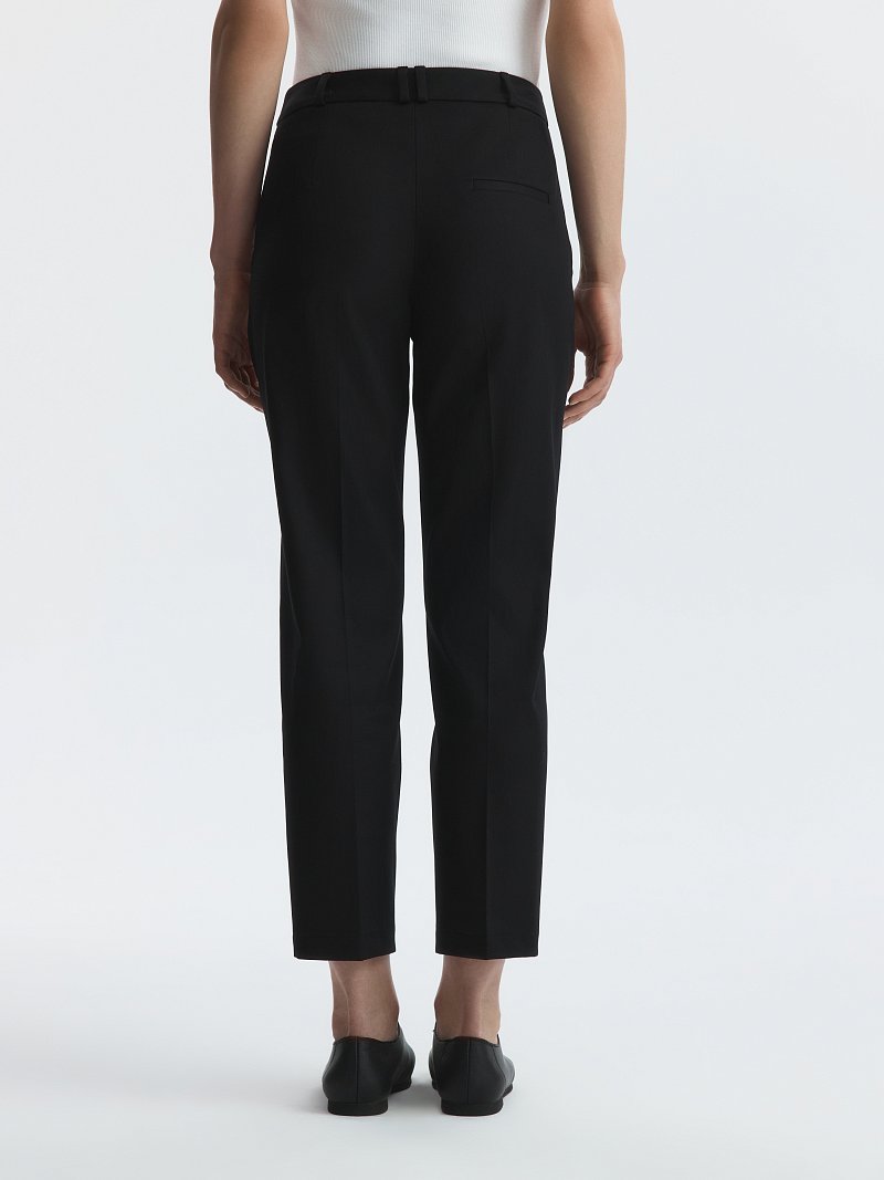 Зауженные брюки из хлопка