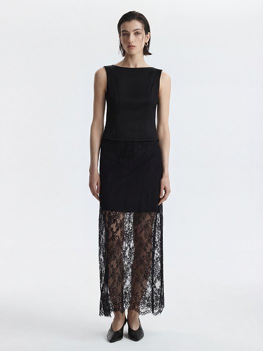 Атласный топ на молнии: фото №2