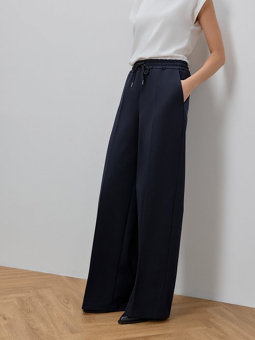 Широкие брюки на кулиске: фото №3