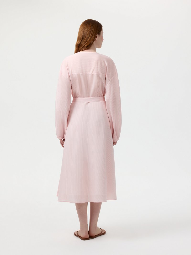 Расклешенное платье из вискозы