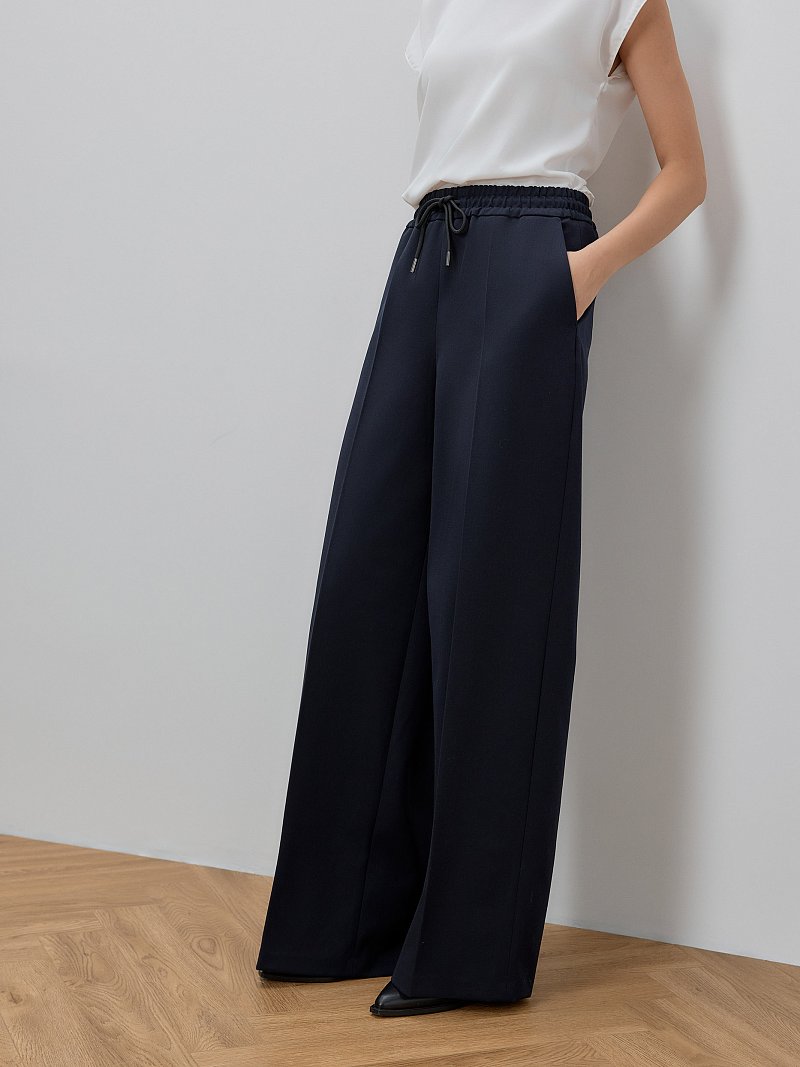 Широкие брюки на кулиске