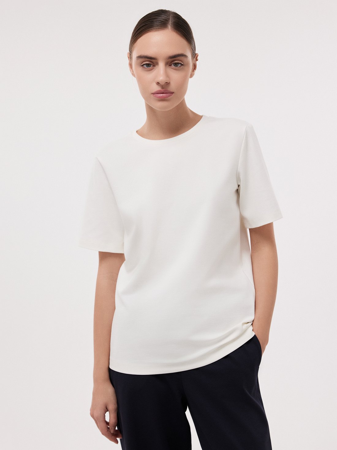 Базовая футболка из вискозы: фото №1