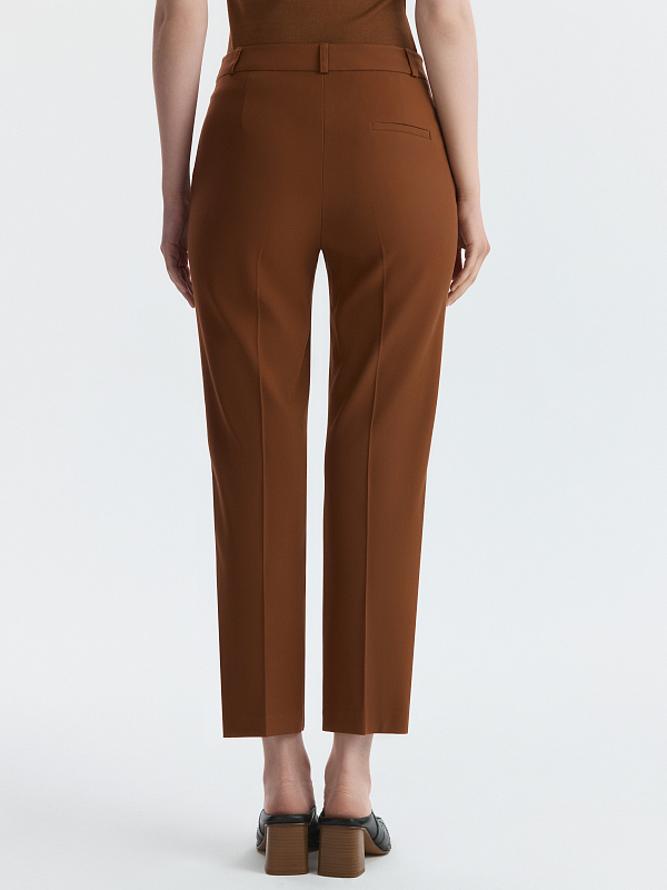 Укороченные брюки из вискозы