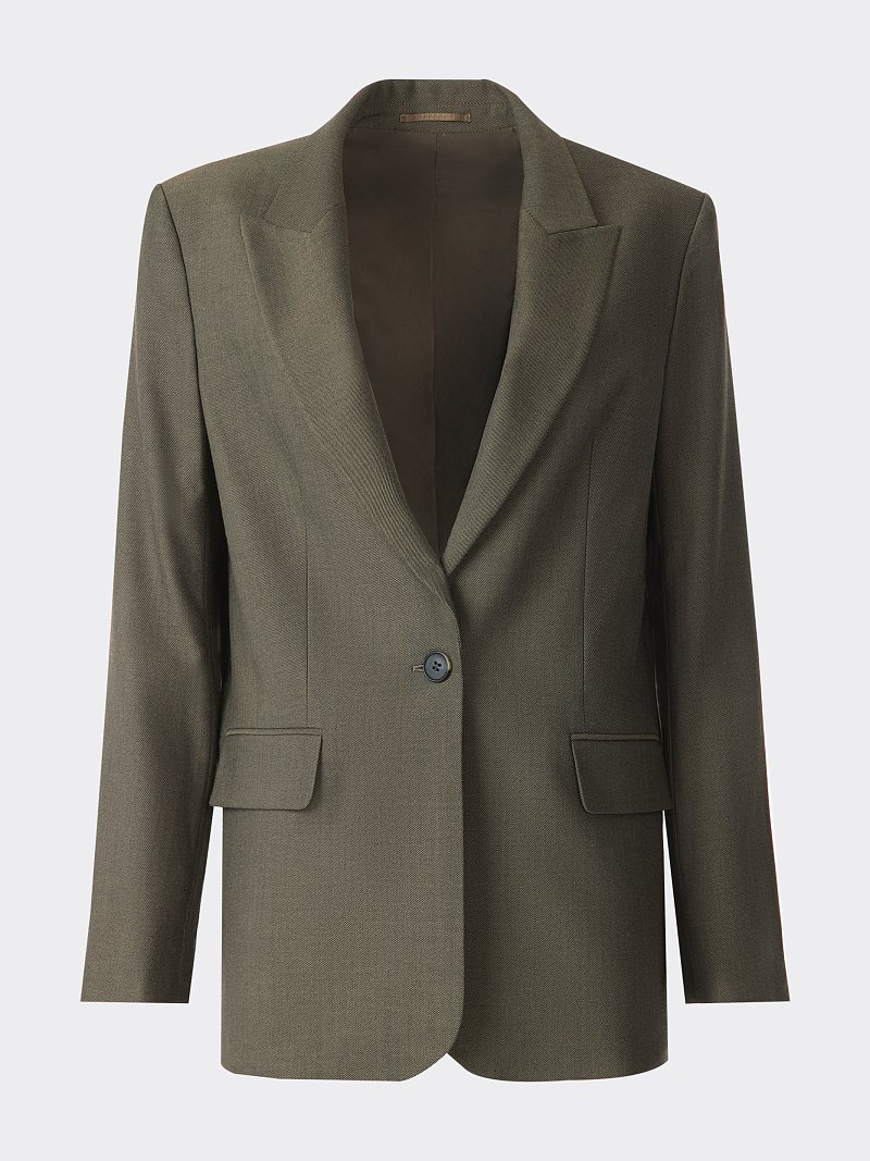 Прямой однобортный жакет