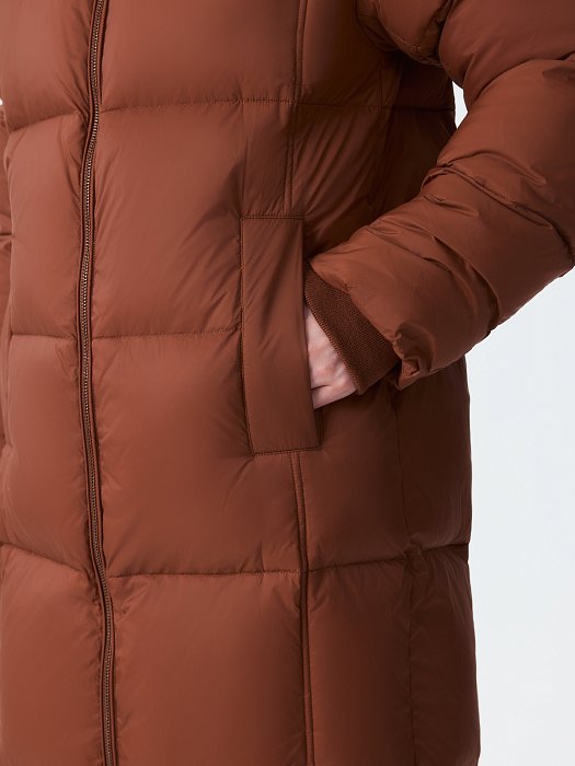 Длинный пуховик : фото №6