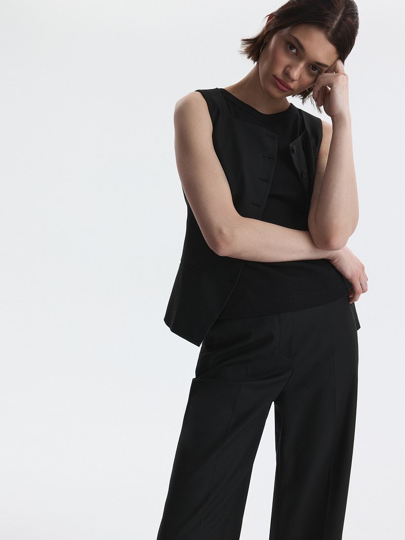 Брюки прямого кроя