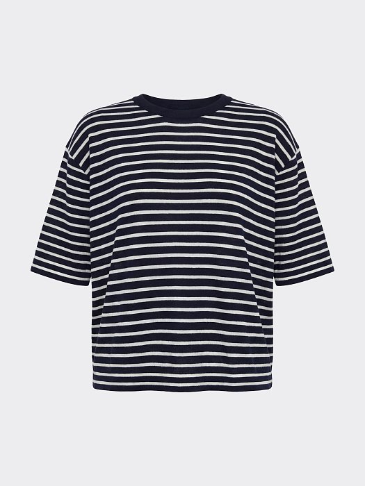 Джемпер из хлопка в полоску: фото №8