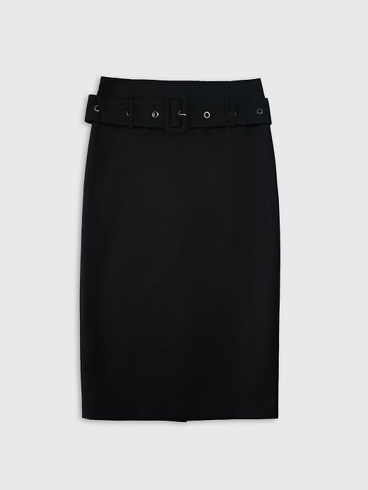 Юбка-карандаш с ремнем : фото №7