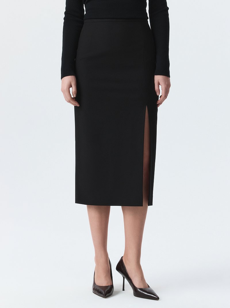 Юбка-миди из вискозы