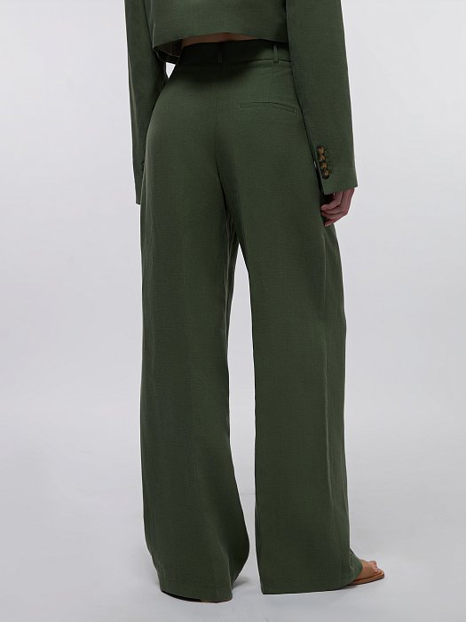 Классические брюки со льном: фото №3