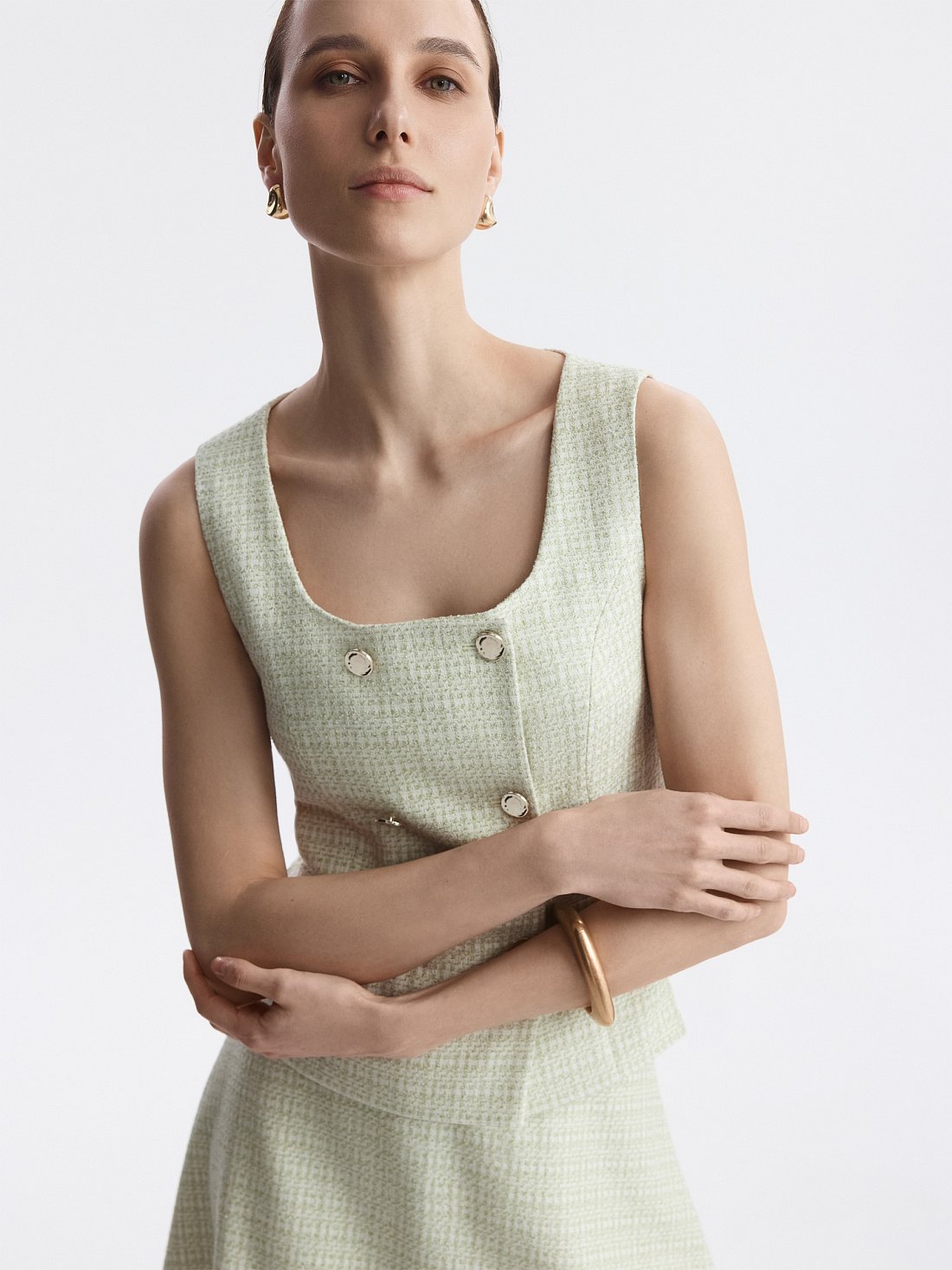 Жилет из твида: фото №1