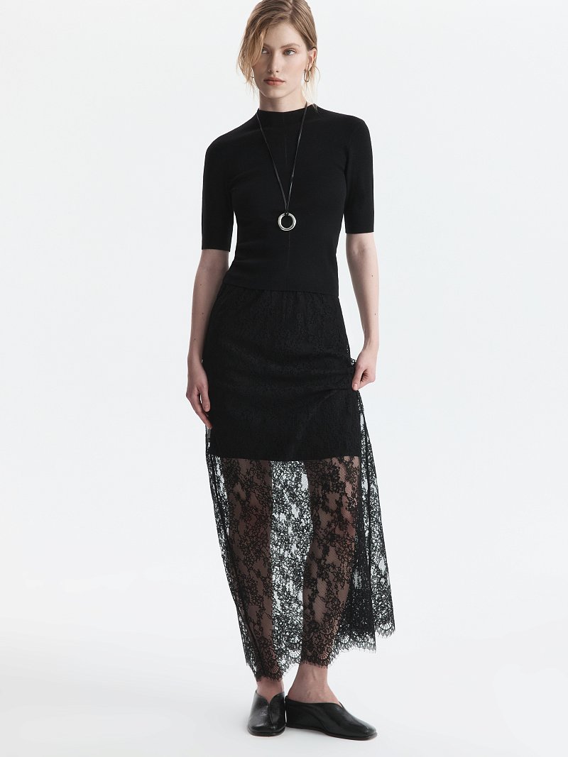 Джемпер с шерстью и шелком