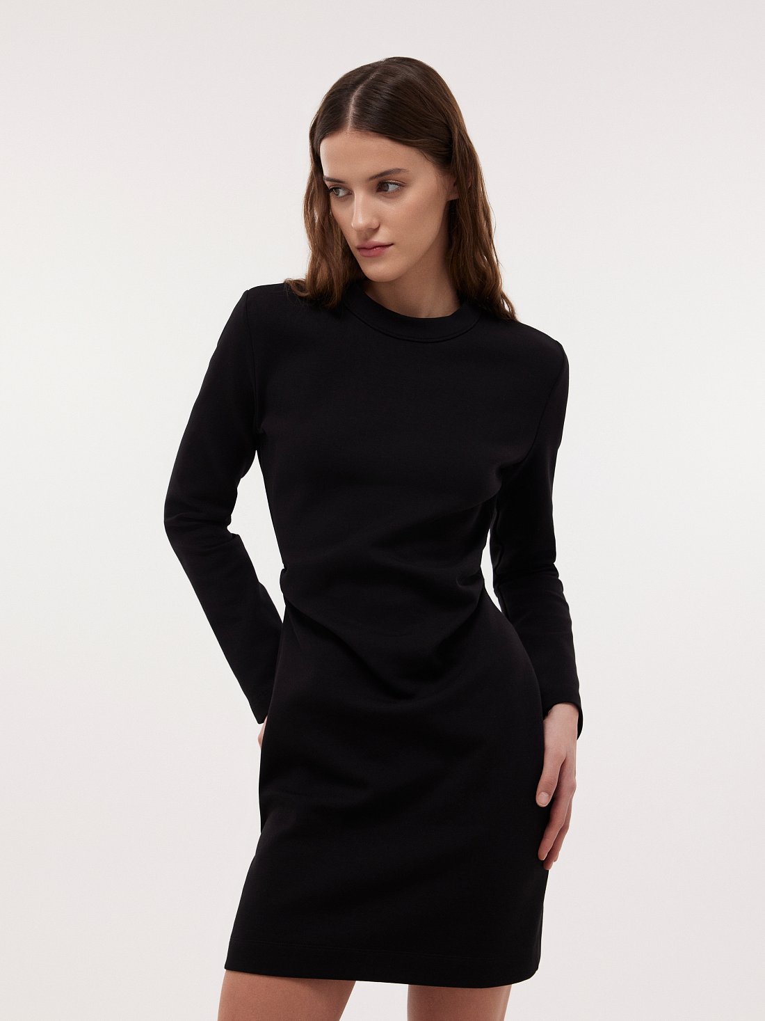 Трикотажное платье из хлопка: фото №1