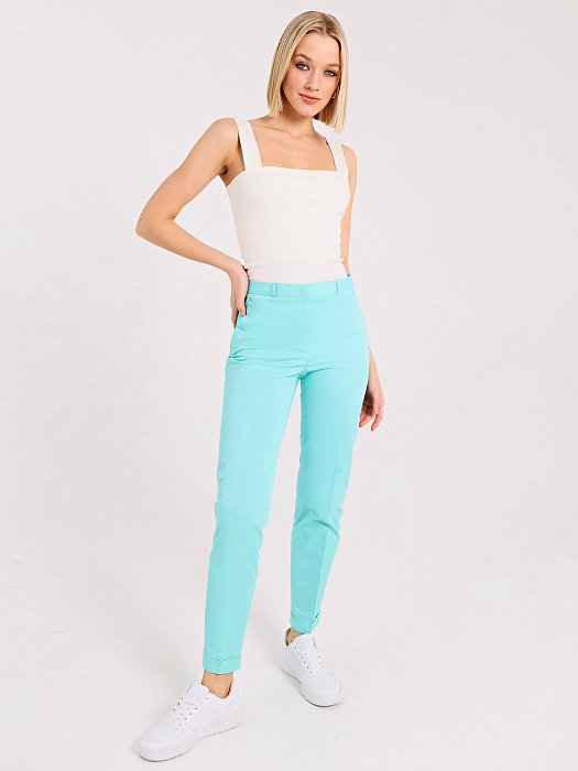 Ментоловые женские брюки
: фото №2