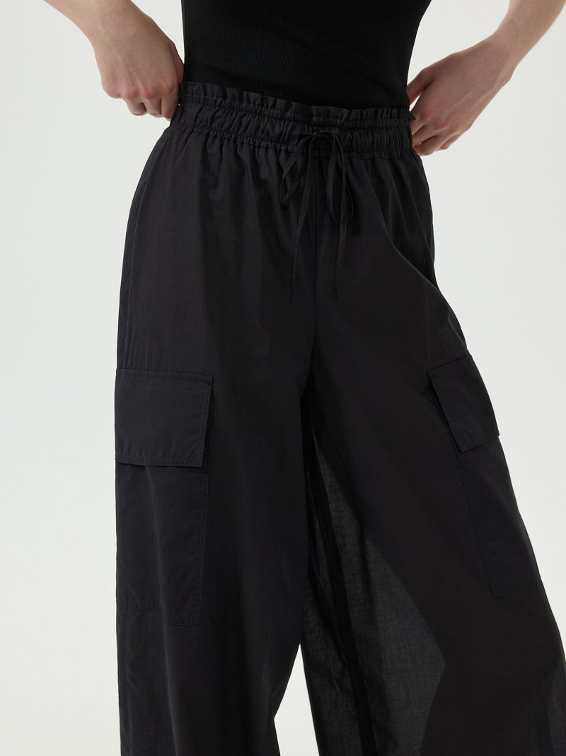 Брюки-карго из хлопка