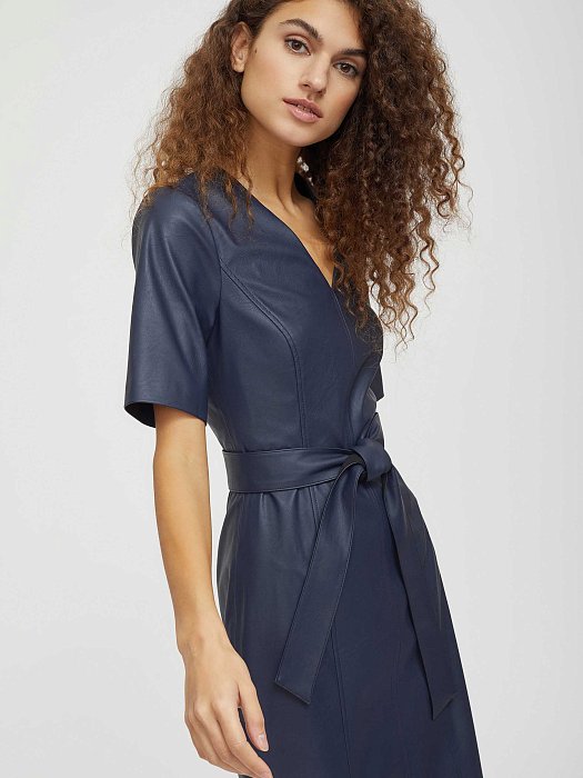 Платье из искусственной кожи: фото №3