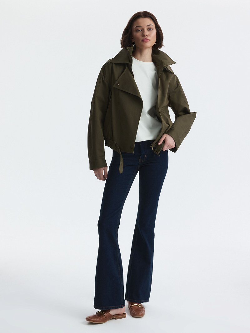 Однотонная футболка из 100% хлопка 