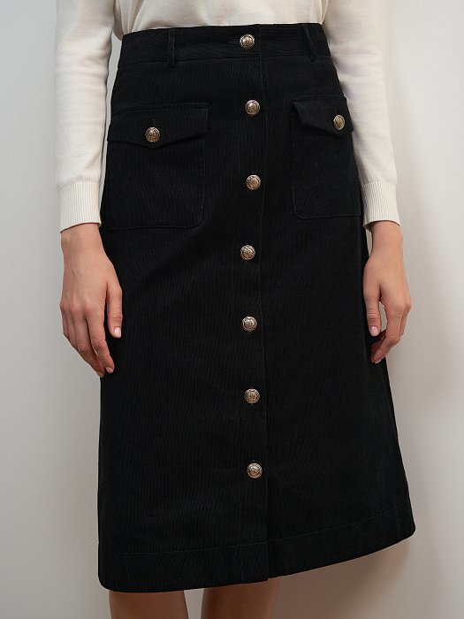 Вельветовая юбка: фото №4