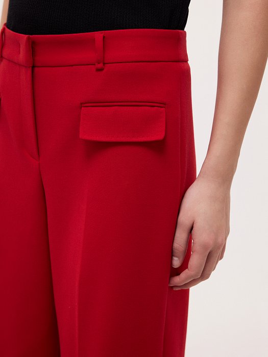 Прямые брюки с клапанами: фото №3