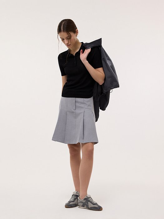 Сетчатое поло с короткими рукавами: фото №5