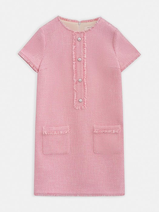 Твидовое платье с карманами: фото №8