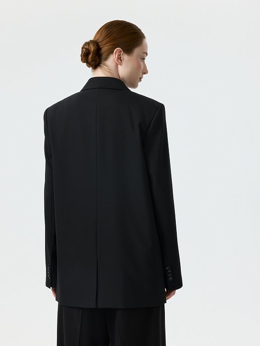 Прямой двубортный жакет: фото №5