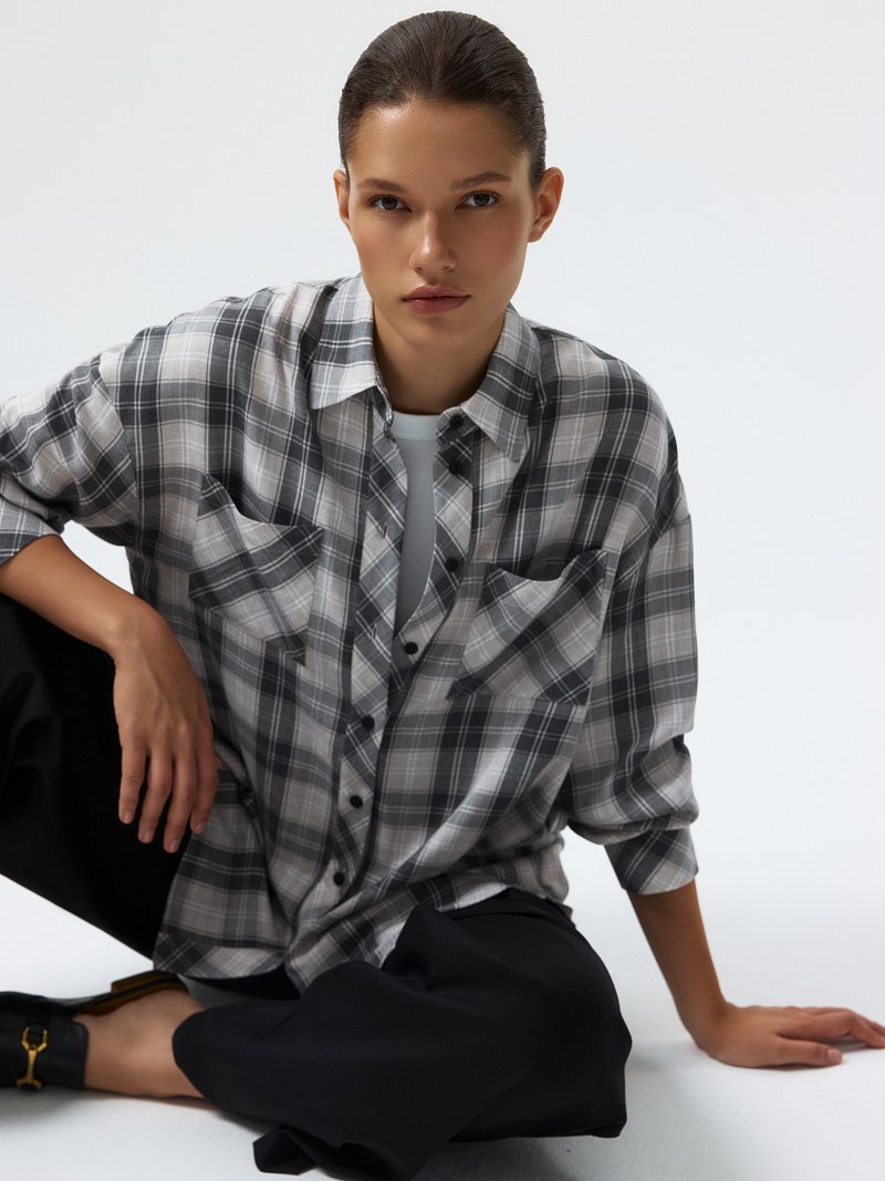 Рубашка из вискозы 