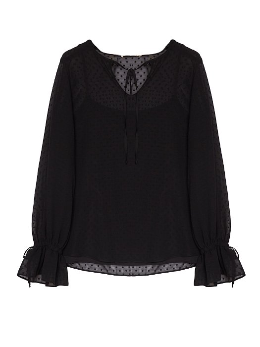 Свободная блуза с завязками: фото №6