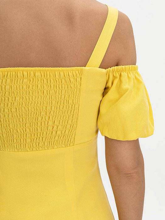 Платье с рукавами-фонариками: фото №5