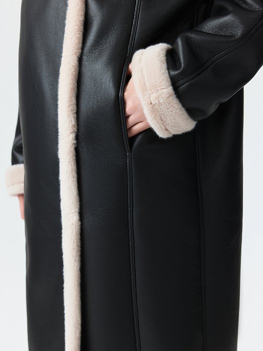 Дубленка из искусственной кожи: фото №4