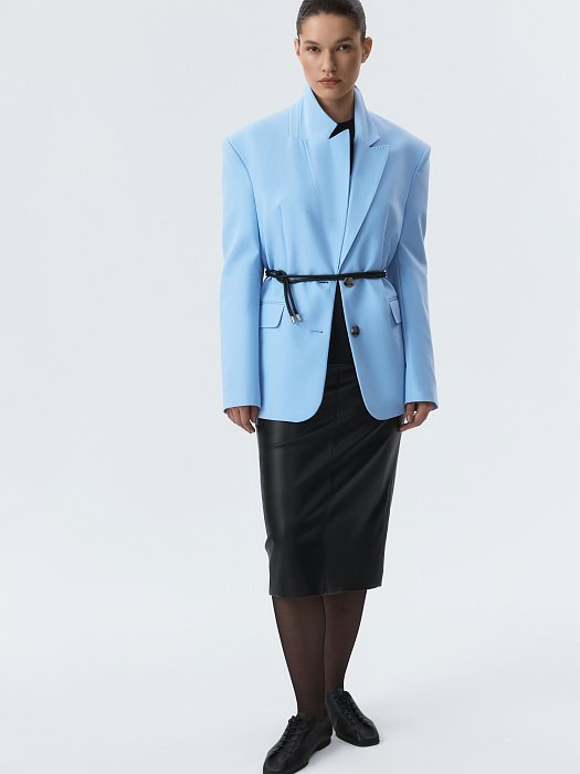 Юбка-карандаш из экокожи : фото №2