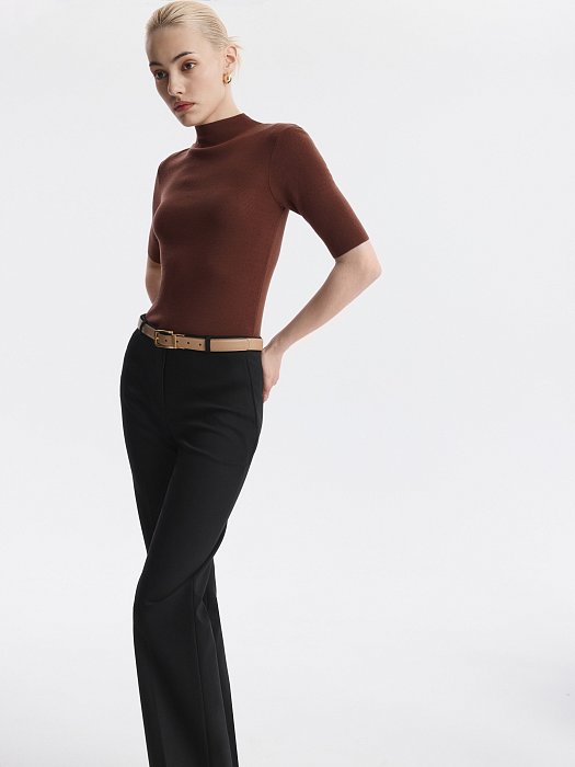 Костюмные брюки-клеш: фото №3