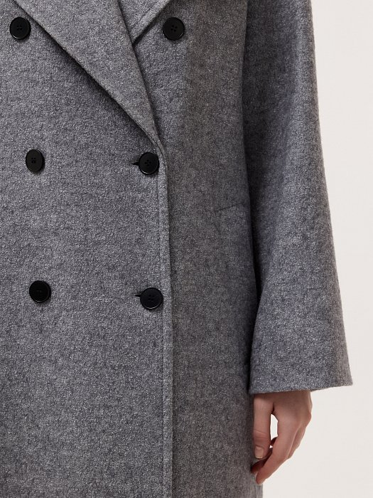 Пальто из букле с шерстью: фото №5