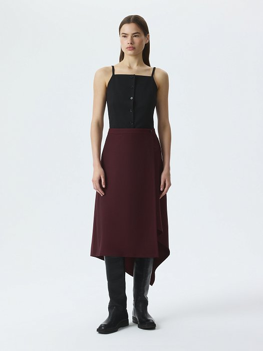 Асимметричная юбка на запах: фото №2
