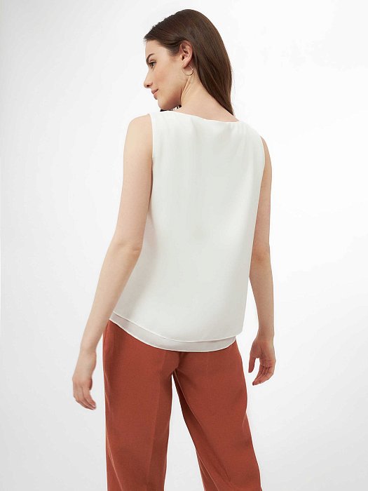 Двухслойный свободный топ: фото №4