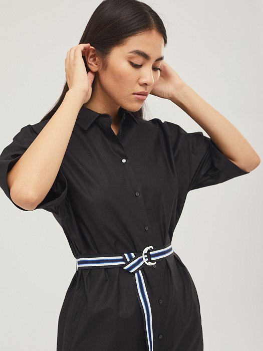 Черные платья-рубашки
: фото №4