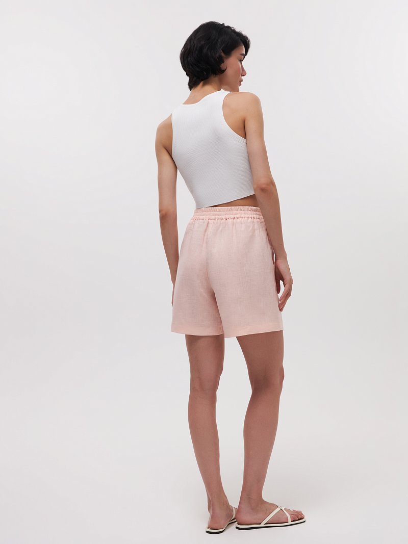 Шорты из натурального льна