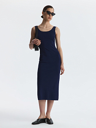 Платье-миди из трикотажа