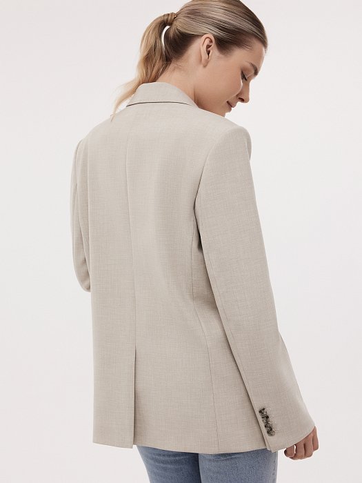 Однобортный жакет оверсайз: фото №5