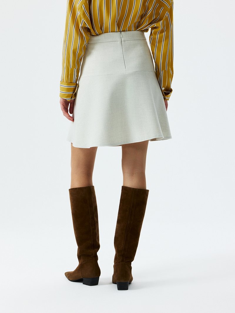 Мини-юбка на кокетке