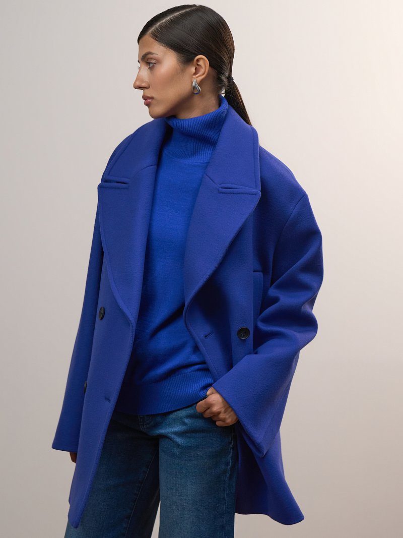 Пальто оверсайз шерстяное