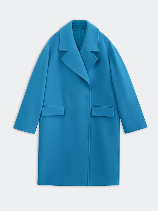 Пальто свободного силуэта из шерсти: фото №11
